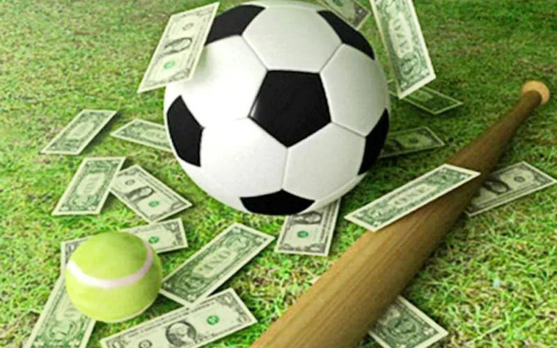 Layar pertandingan olahraga dengan informasi acara dan skor
